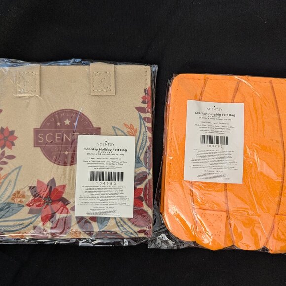 Scentsy Harvest Collection felt bags - Picture 3 of 3